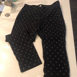 Polka Dot Skinny Dress Leggings/ Pants